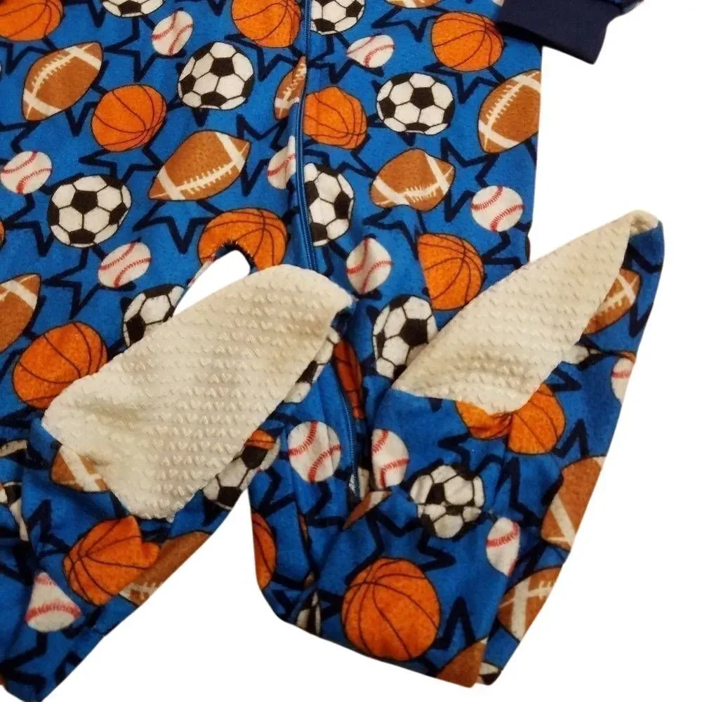 Mon Petit sports footed pajamas 3T